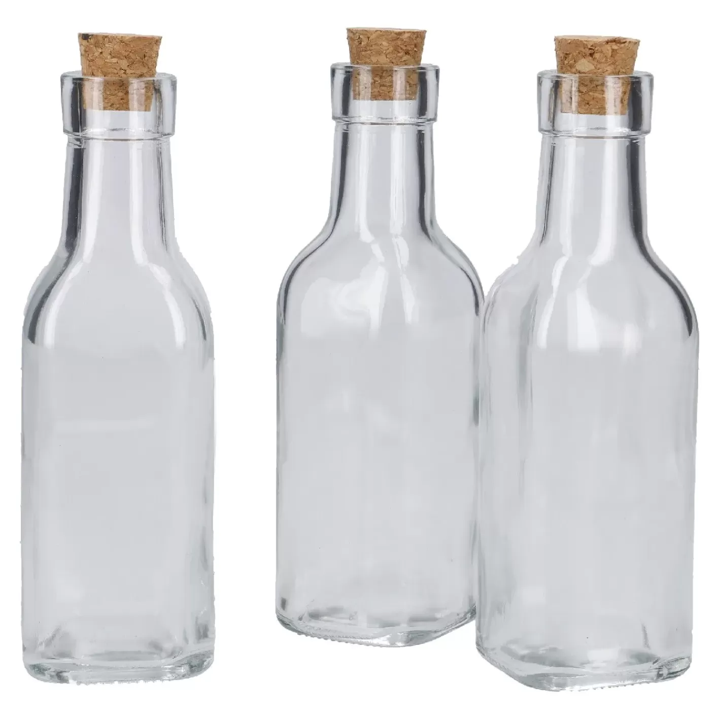 NANU-NANA 3er Set Flasche Mit Korken, 200 Ml Store