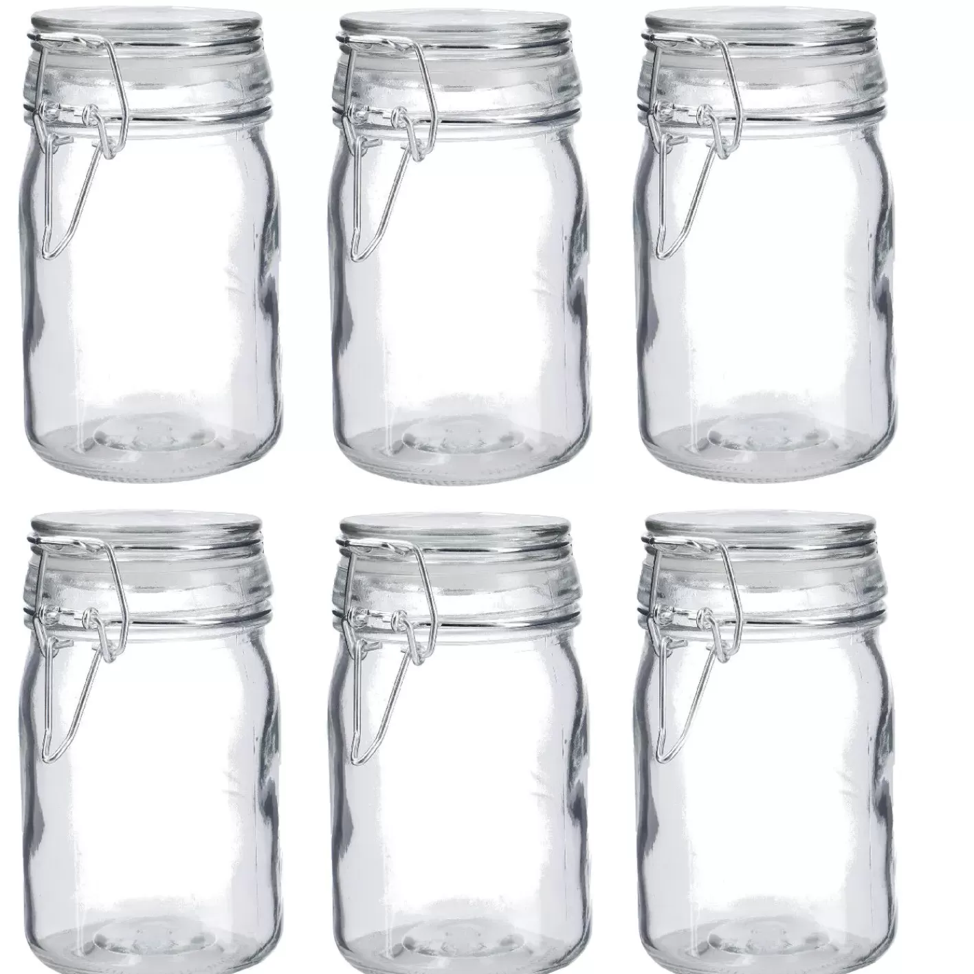 NANU-NANA 6er Set Vorratsglas Mit Bügelverschluss, 250 Ml Fashion