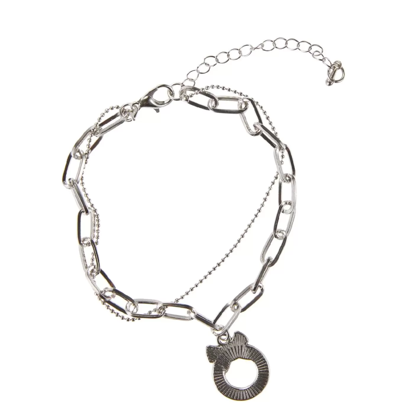 NANU-NANA Armband Weihnachten, Charms Kranz, Silber Online