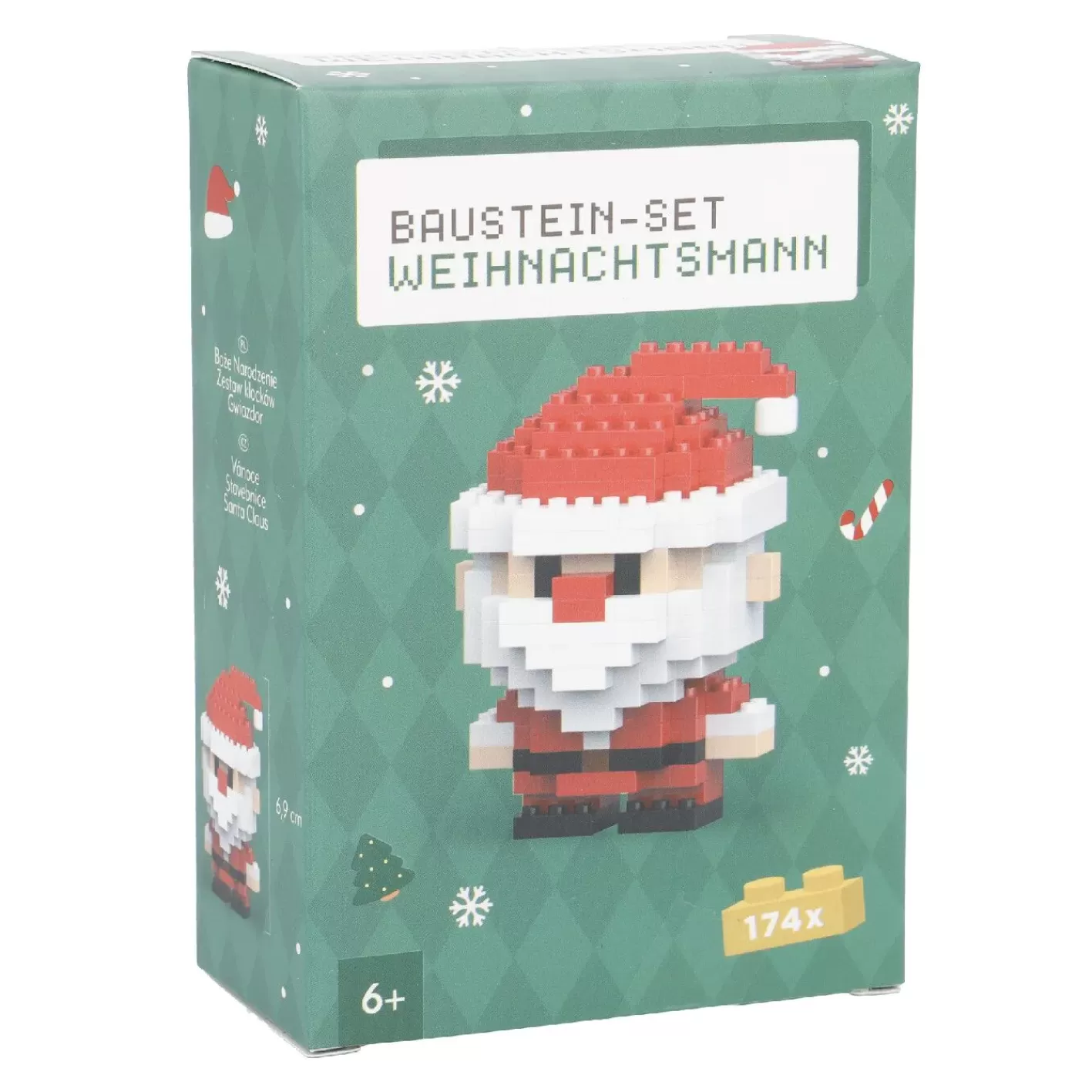 NANU-NANA Bausteine-Set 3D, Xmas/Weihnachtsmann, Klein Discount