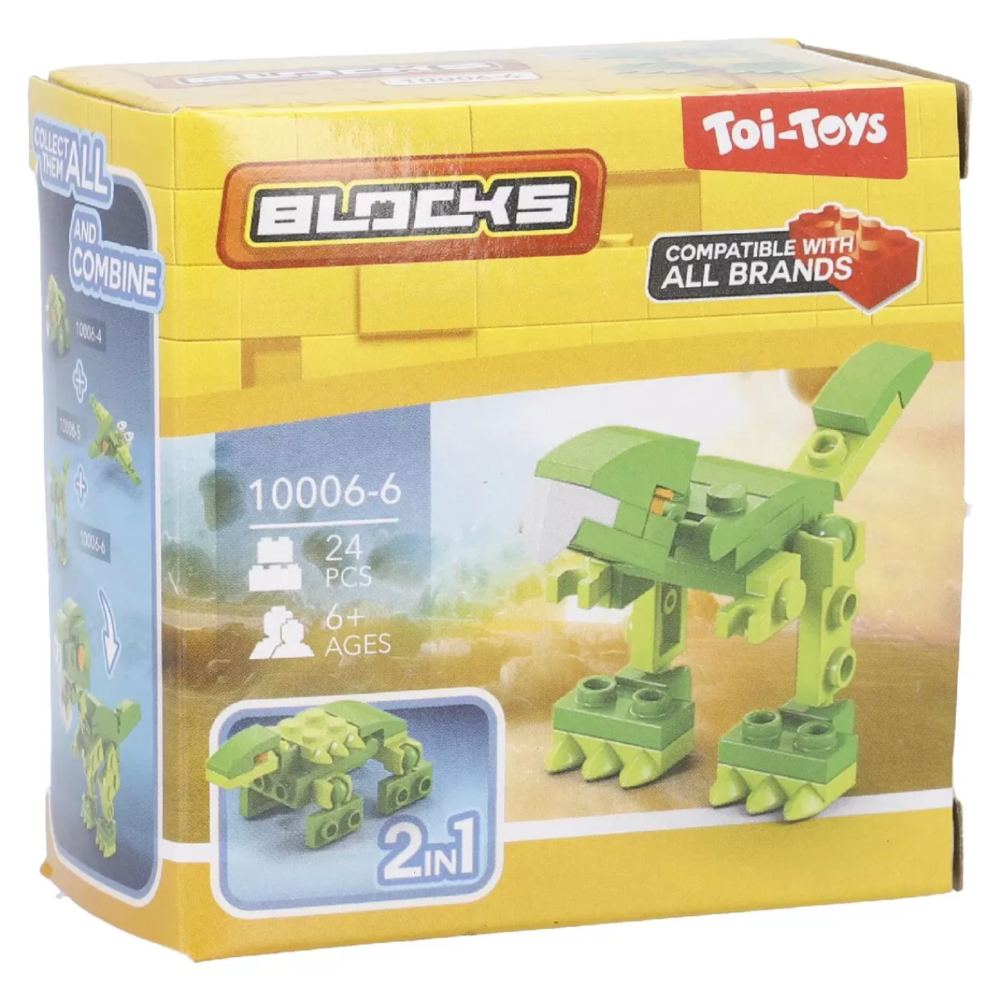 NANU-NANA Bausteine-Set Dino 2in1, 2 Bein Best Sale