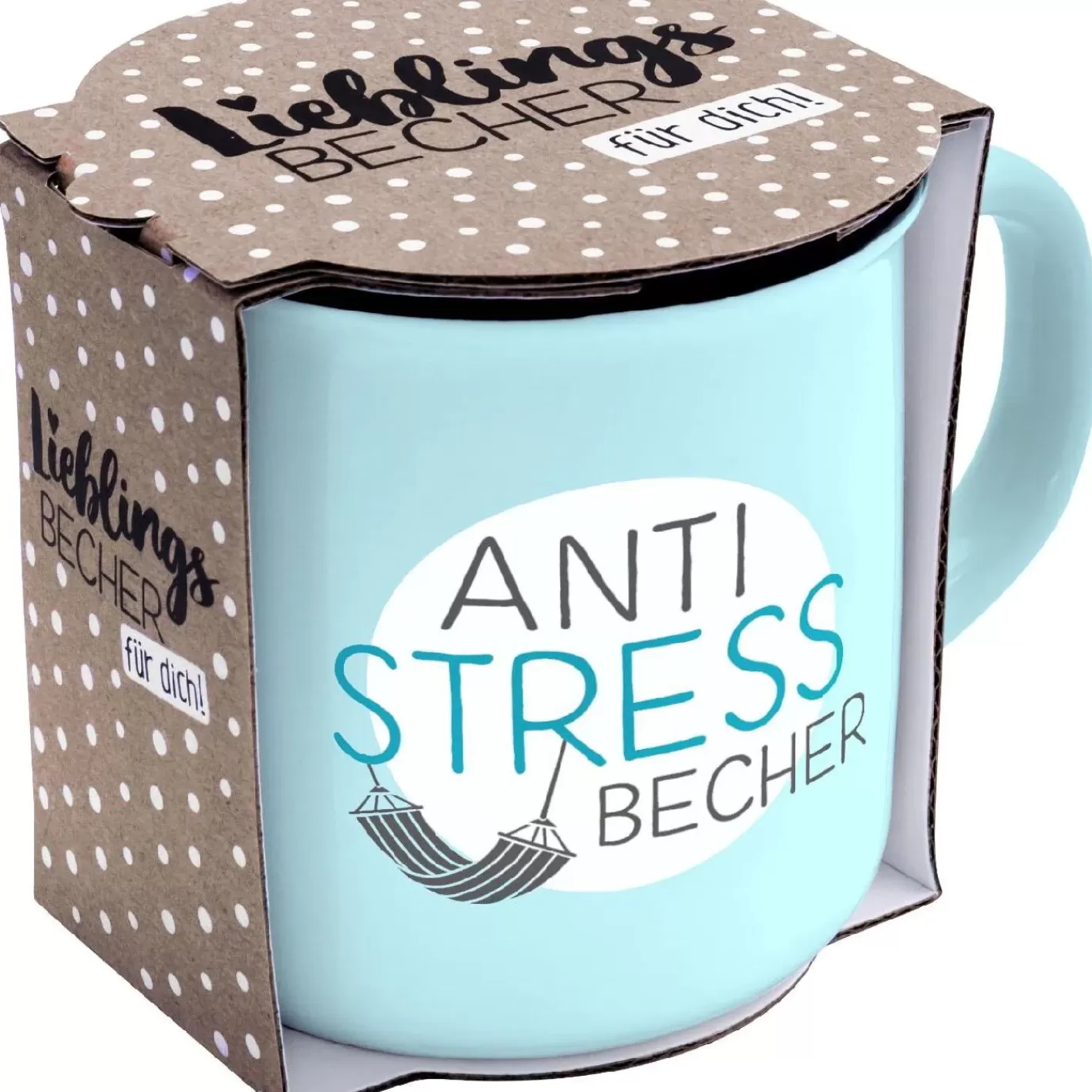 NANU-NANA Becher Emaille-Optik, Anti-Stress, 350 Ml Best Sale