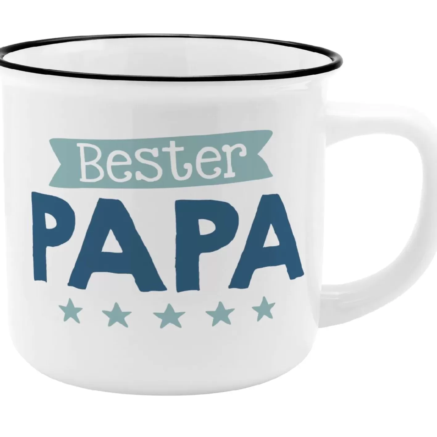 NANU-NANA Becher Emaille-Optik, Papa, 350 Ml Cheap