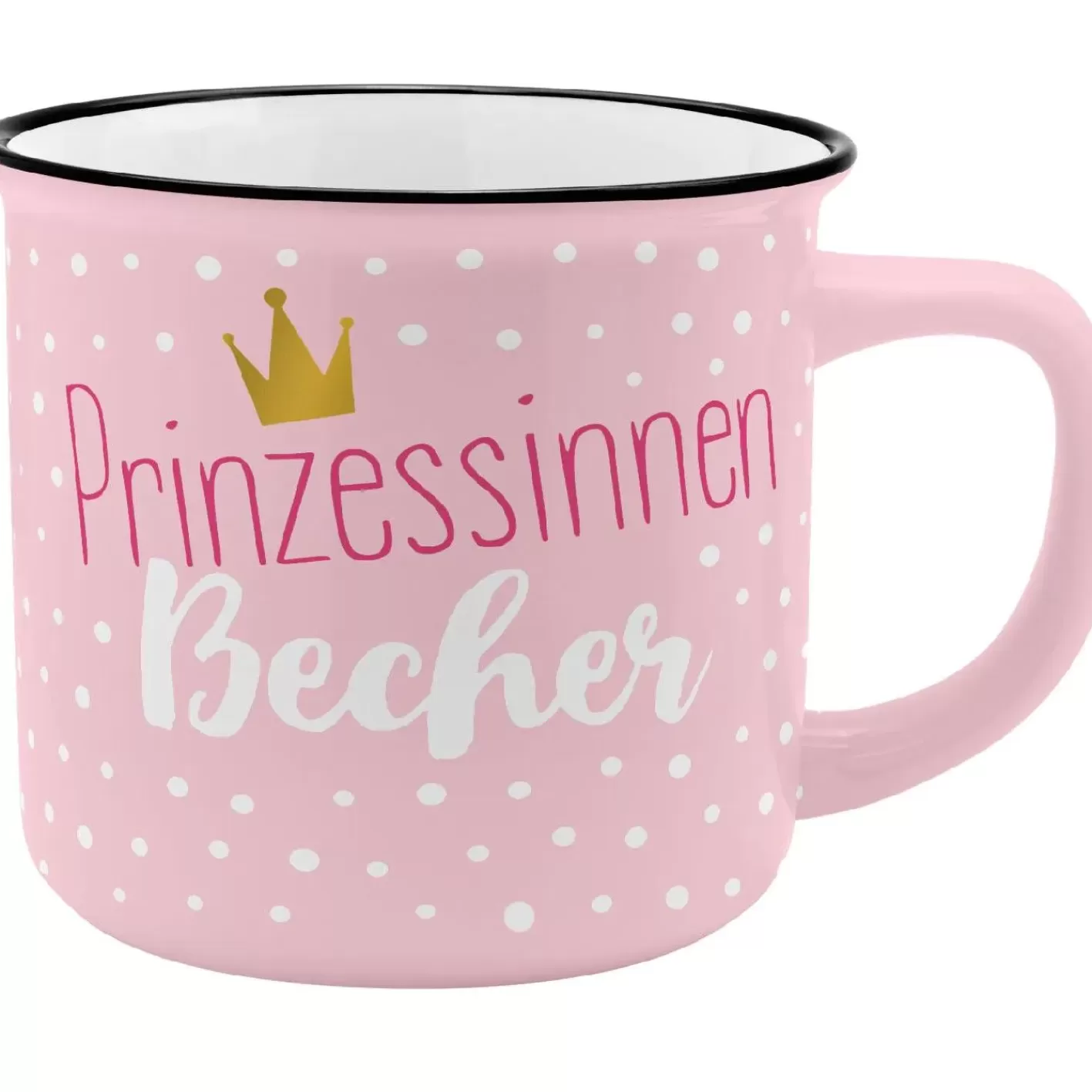 NANU-NANA Becher Emaille-Optik, Prinzessin, 350 Ml Outlet