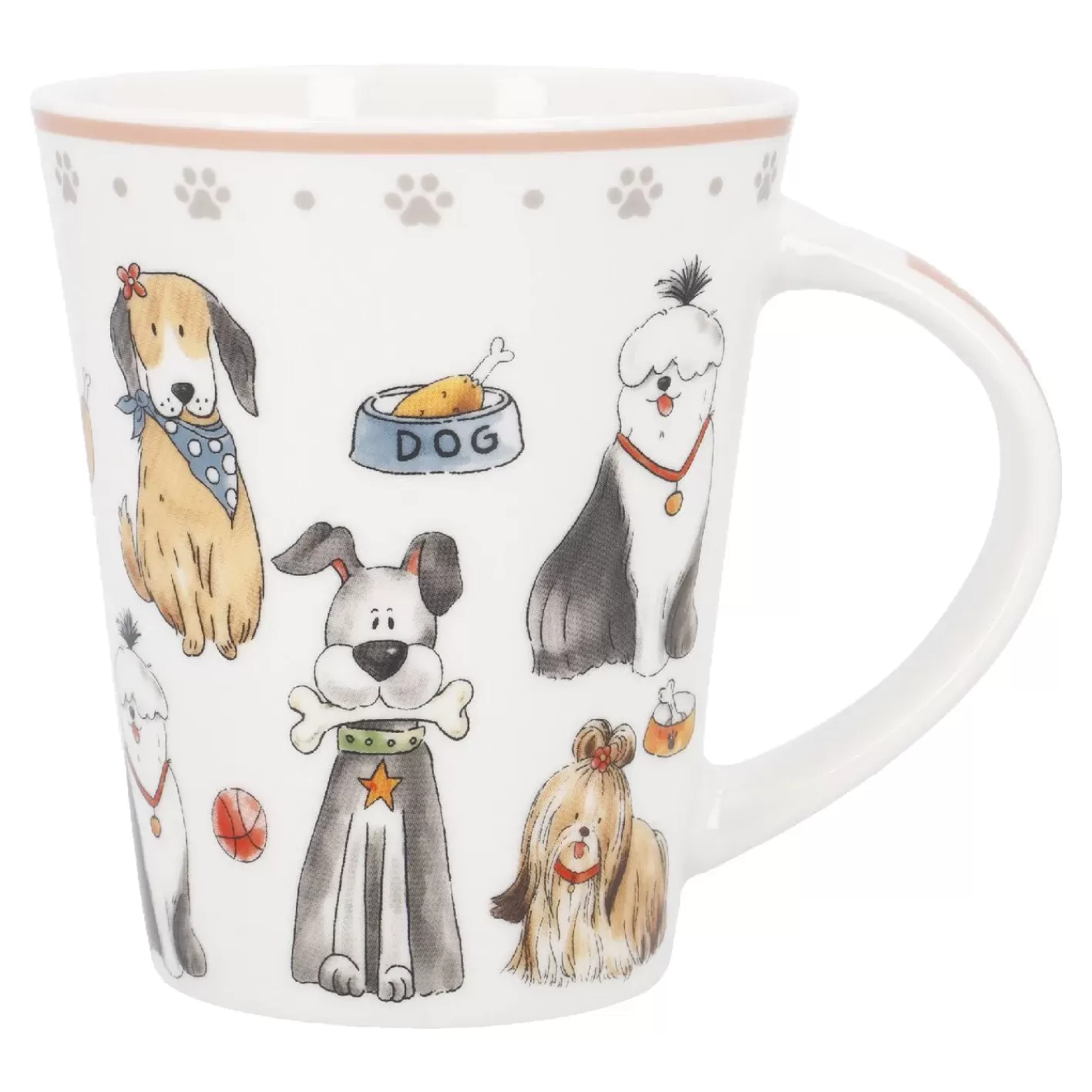 NANU-NANA Becher Tier, Hunde-Design, 350 Ml Hot