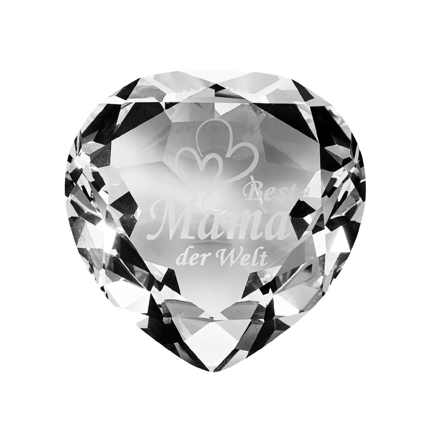 NANU-NANA Diamant-Herz Mit Spruch, Mama, 8 Cm Flash Sale