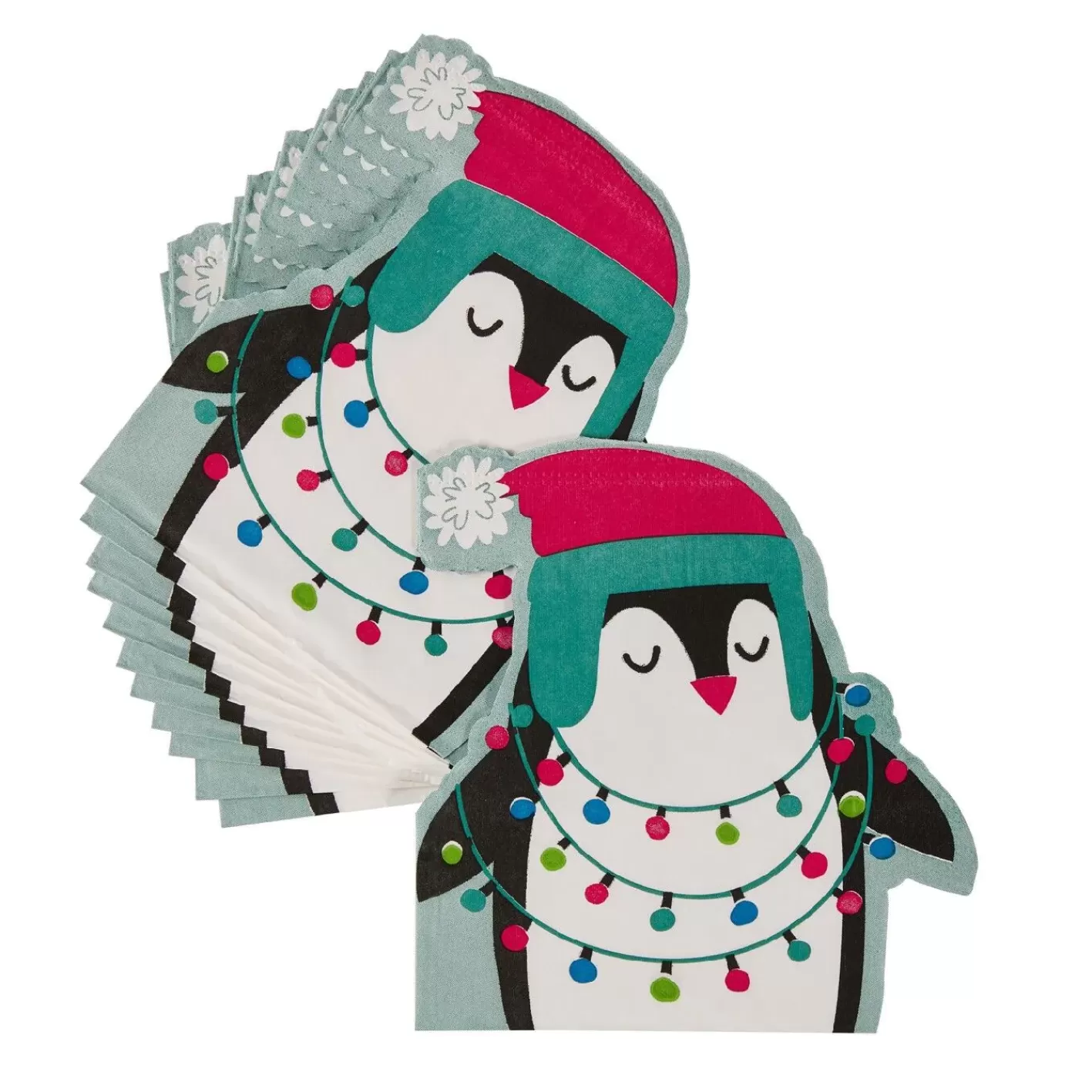 NANU-NANA Form-Serviette, Pinguin, 12 Stück Shop