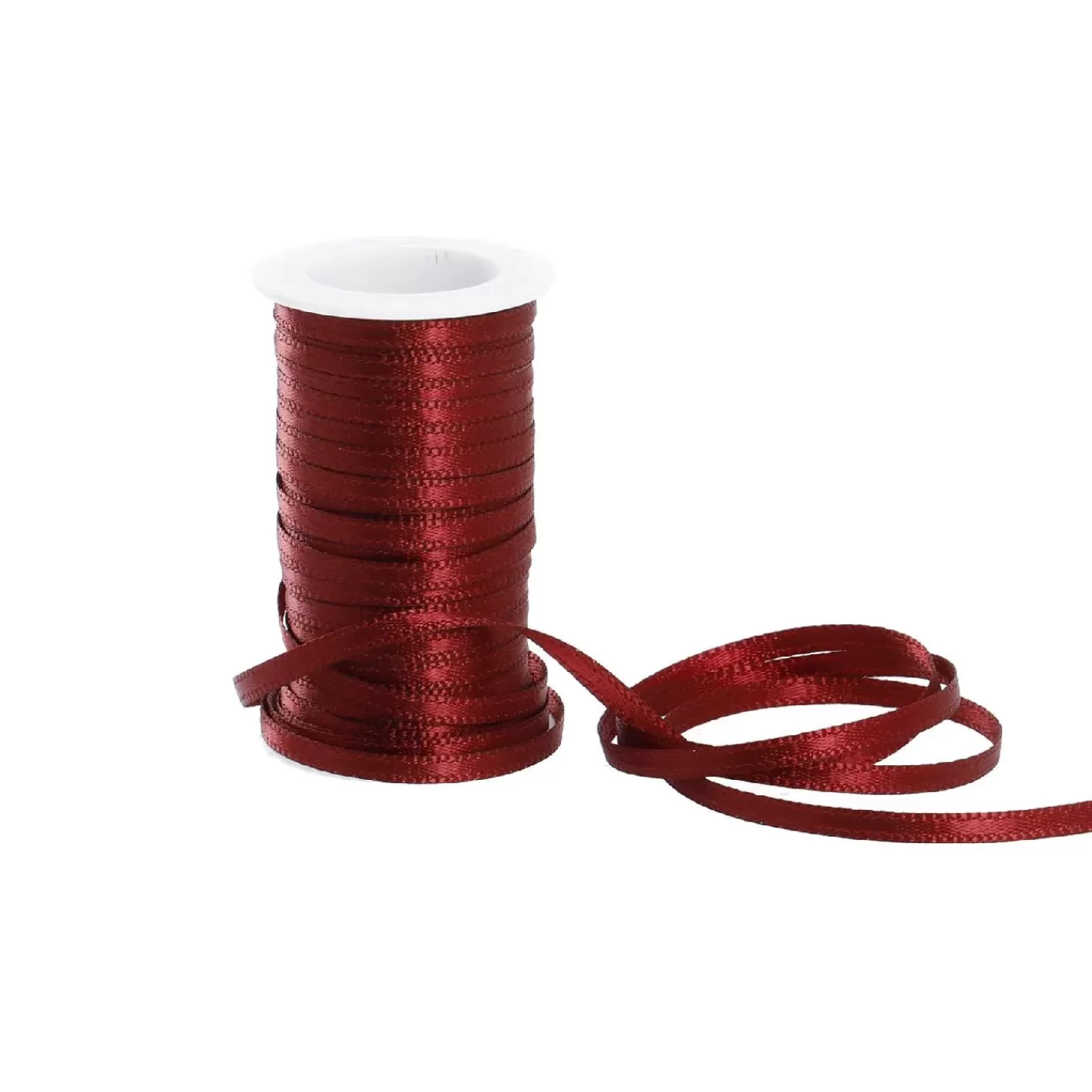 NANU-NANA Geschenkband Satin, Bordeaux, 3mm X 10m Online