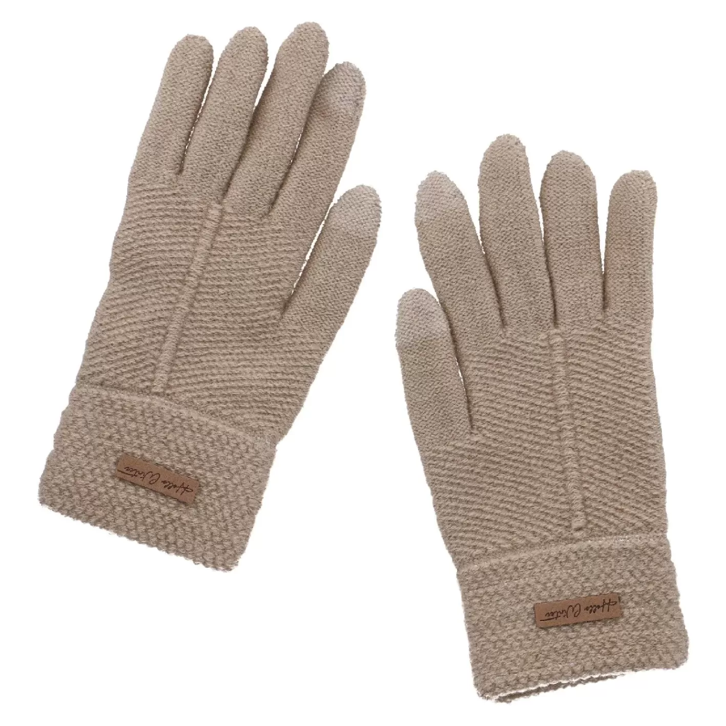 NANU-NANA Handschuhe Touchfunktion, Beige Fashion