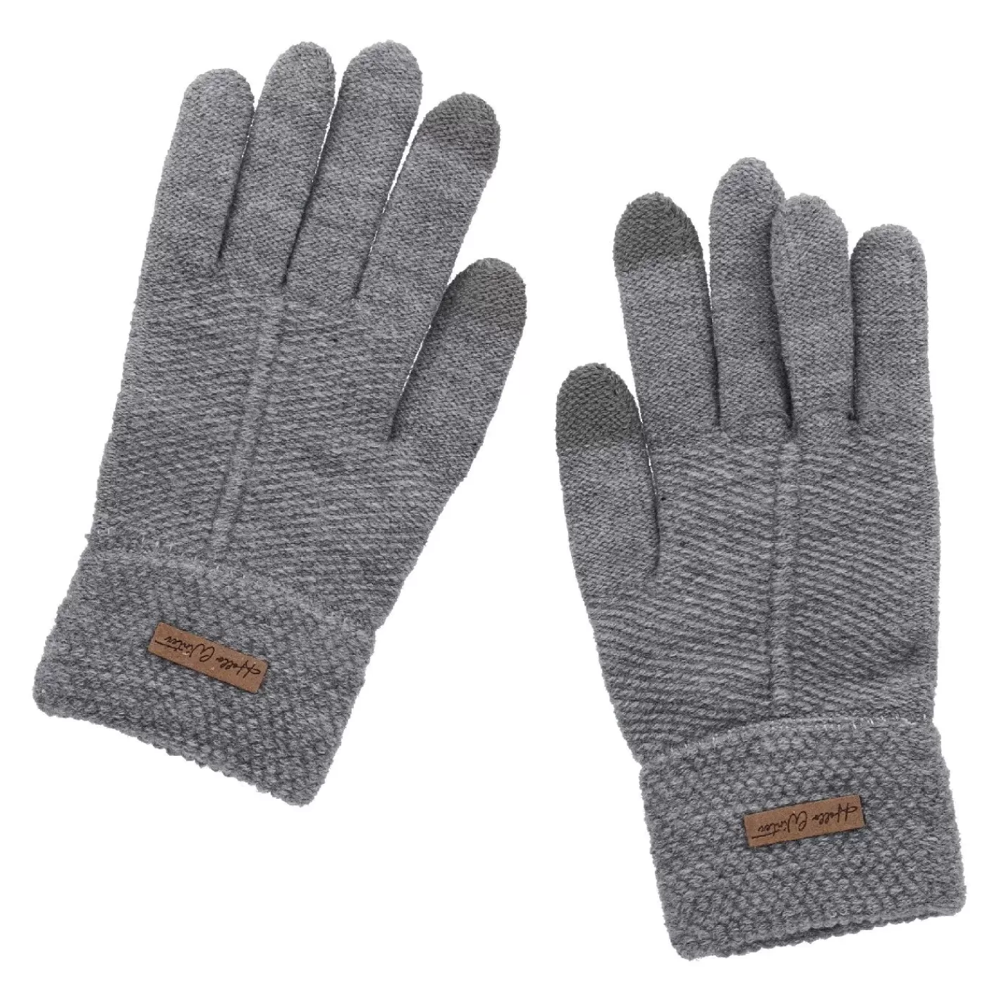 NANU-NANA Handschuhe Touchfunktion, Grau Discount