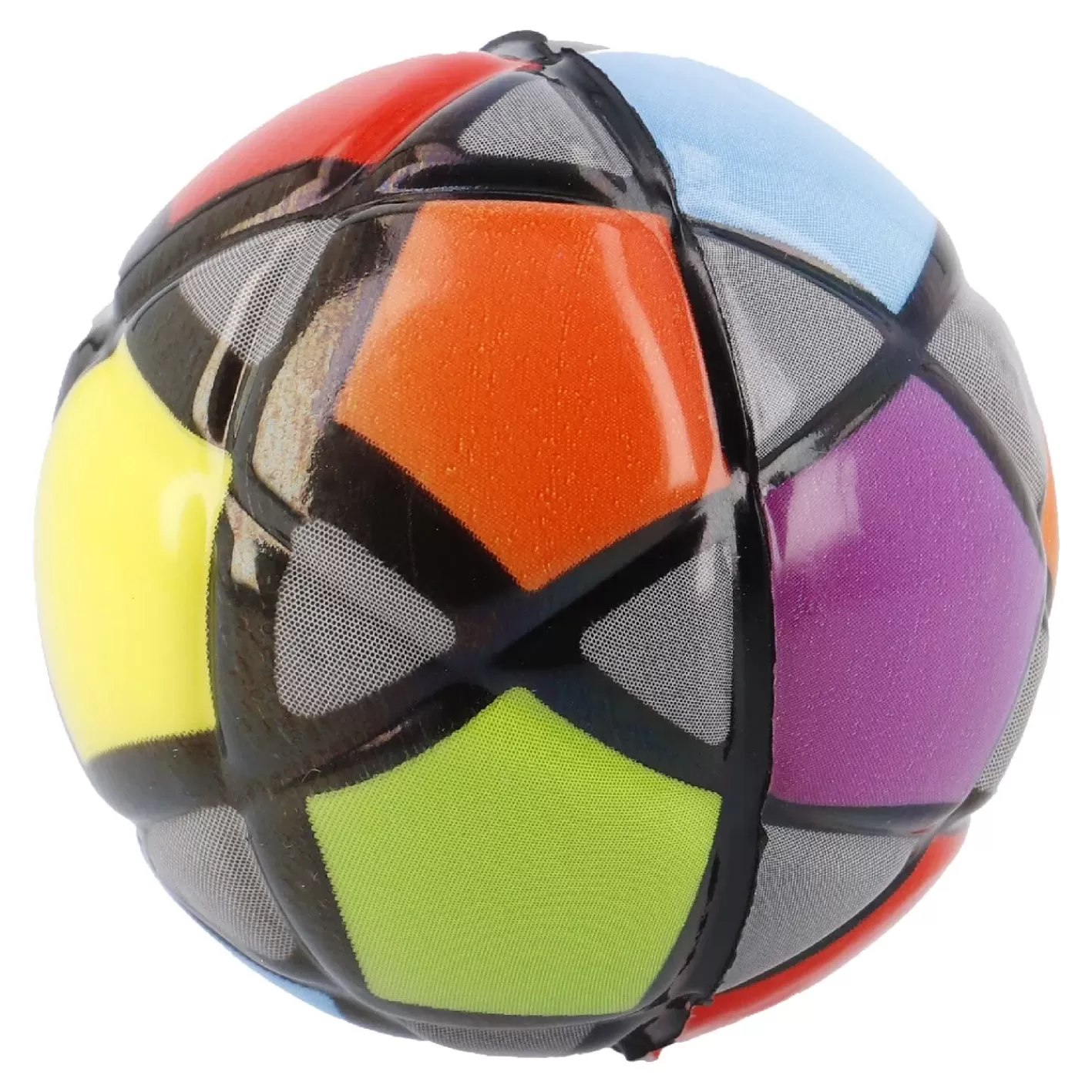 NANU-NANA High Bounce Ball, Bunt/schwarz, 6 Cm New