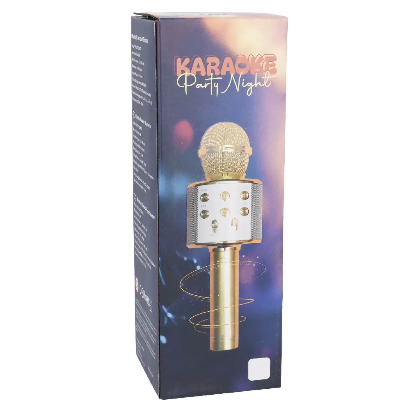 NANU-NANA Karaoke Mikrofon, Gold, 23 Cm Shop