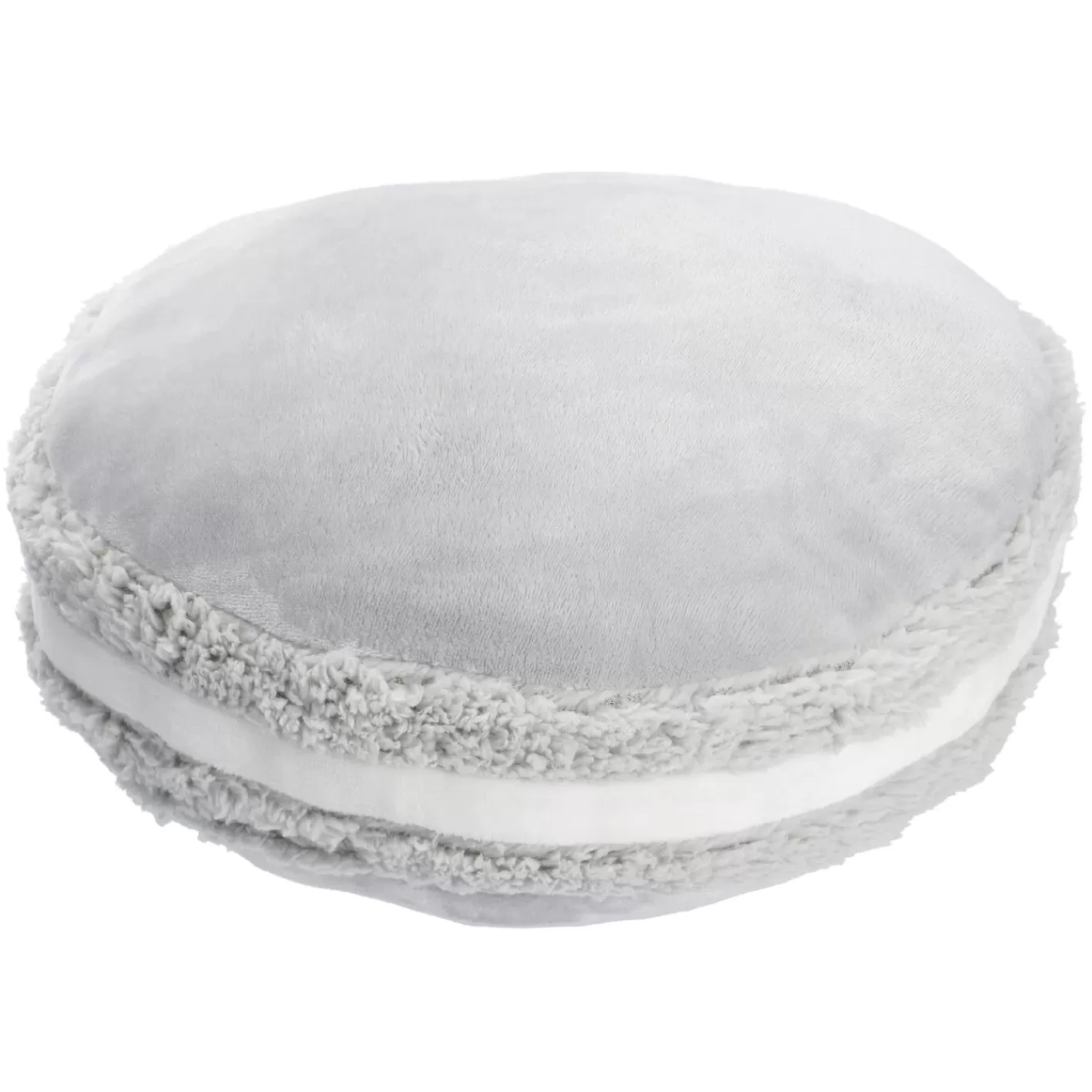 NANU-NANA Kissen Macaron, Grau, 40 X 12 Cm Best