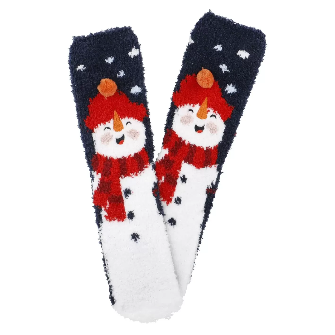 NANU-NANA Kuschelsocken 3D/Xmas, Schneemann Store