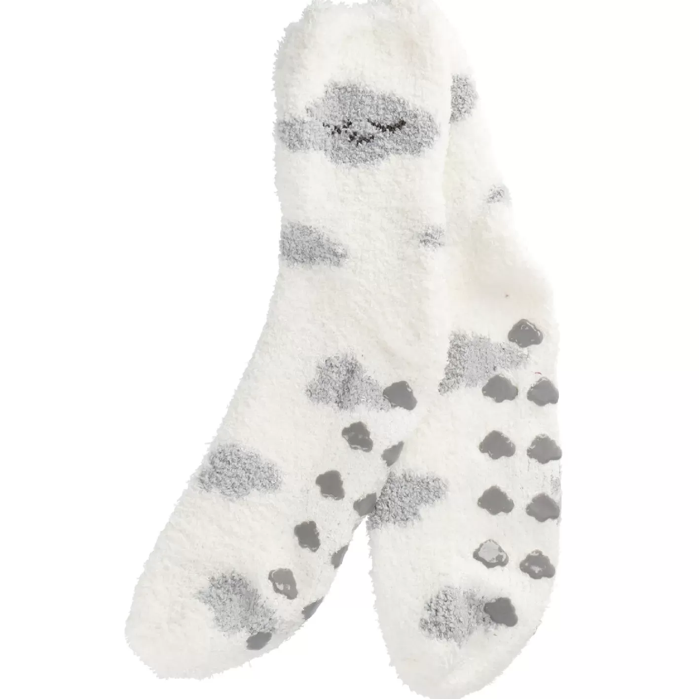 NANU-NANA Kuschelsocken Anti-Rutsch, Wolke/offwhite Hot