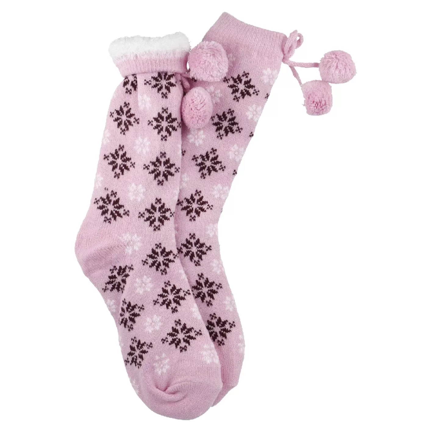 NANU-NANA Kuschelsocken Pompom, Rosa, Onesize Store