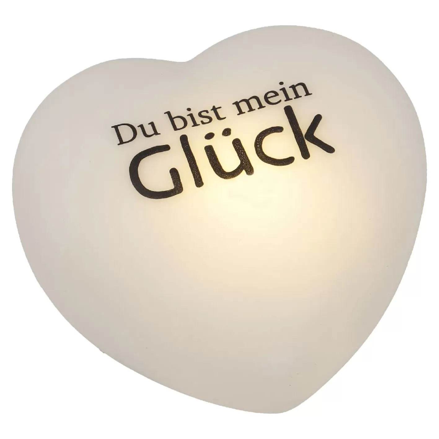 NANU-NANA LED-Herz Mit Spruch, Mein Glück, Weiß Flash Sale