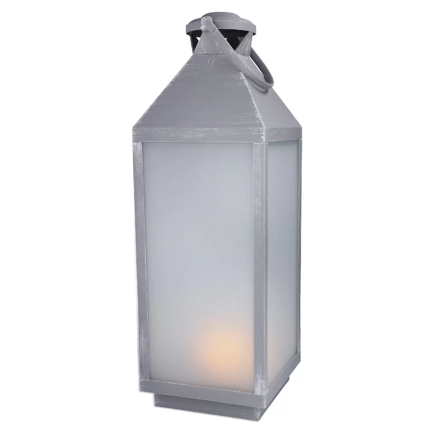 NANU-NANA LED-Laterne Outdoor, Grau-gewischt, 60 Cm Online