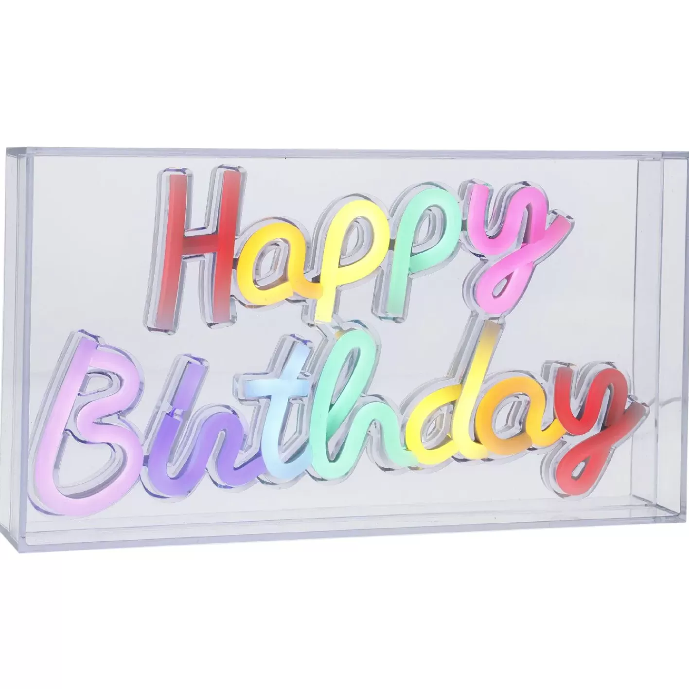 NANU-NANA Lichtbox Neon, Happy Birthday, 23 Cm Shop