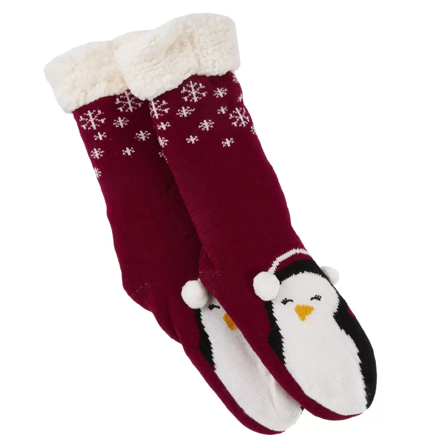 NANU-NANA Norweger Socken Xmas, Pinguin/rot, Größe 35-42 Cheap