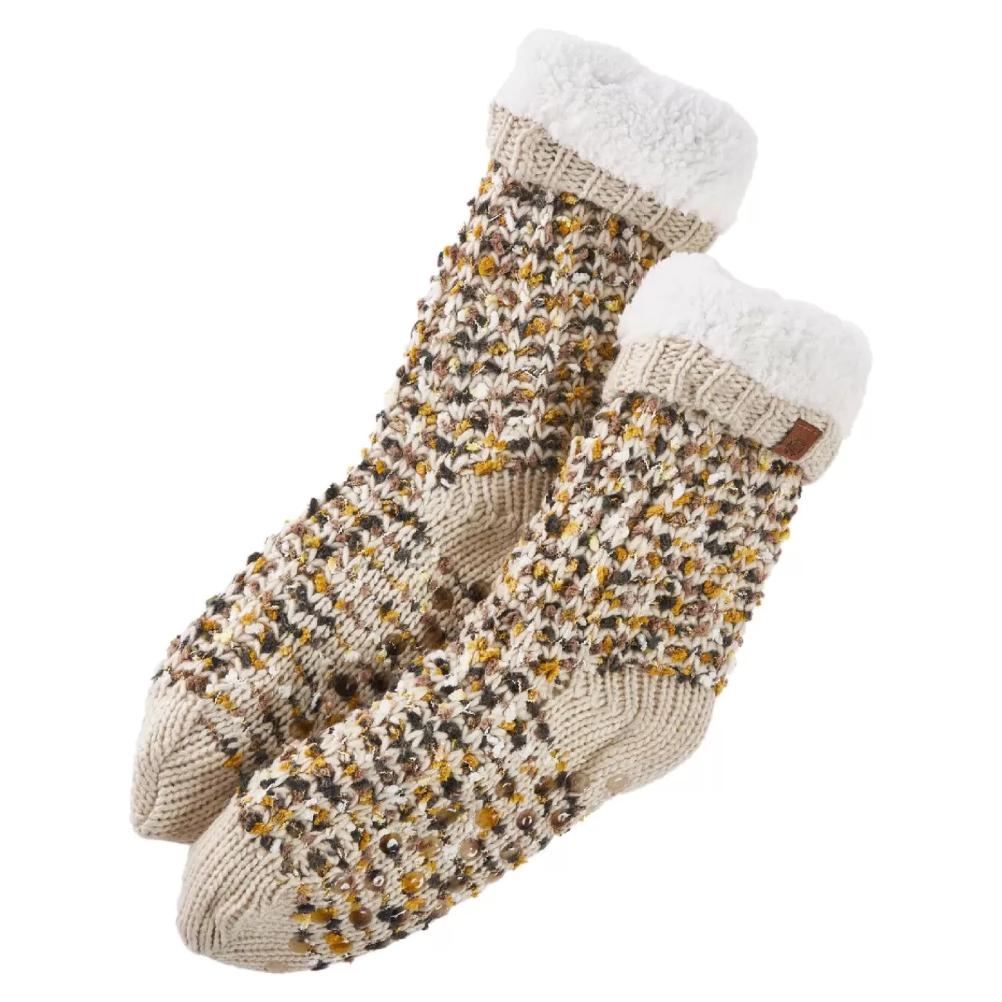 NANU-NANA Norweger-Socken Popcorn, Beige Cheap