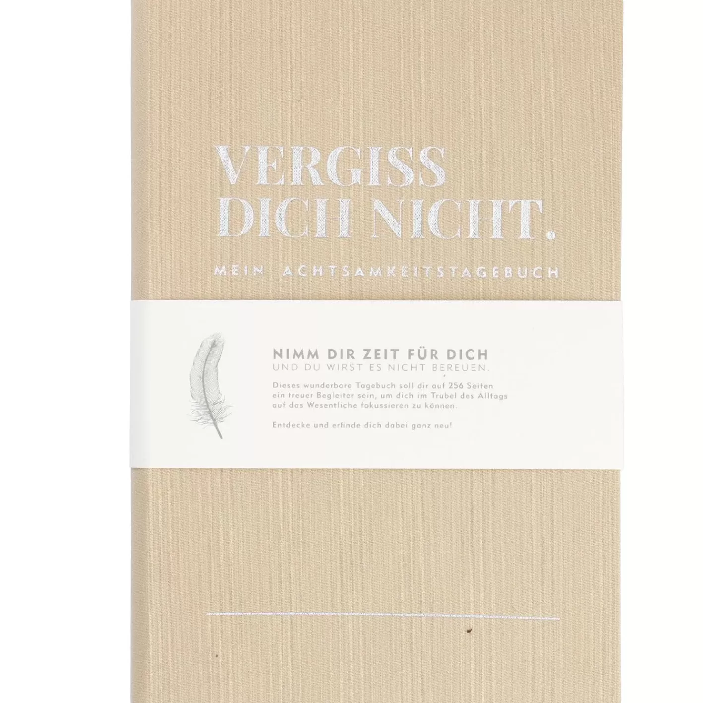 NANU-NANA Notizbuch Achtsamkeit, Vergiss Dich Nicht, Sand Shop