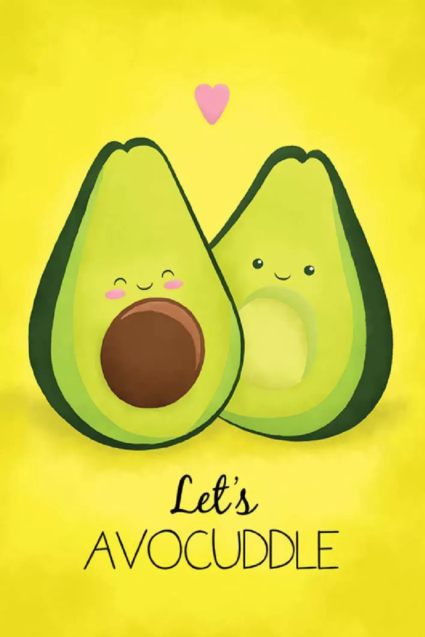 NANU-NANA Poster Avocado - Let's Avocuddle, Nr. 64 Clearance