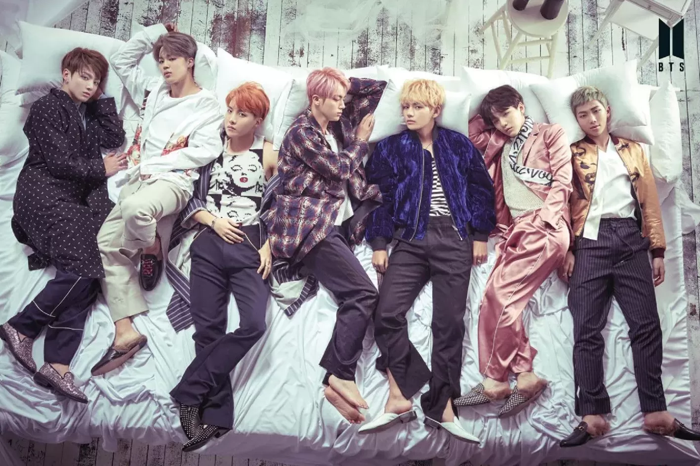 NANU-NANA Poster BTS - Group Bed, Nr. 196 Clearance