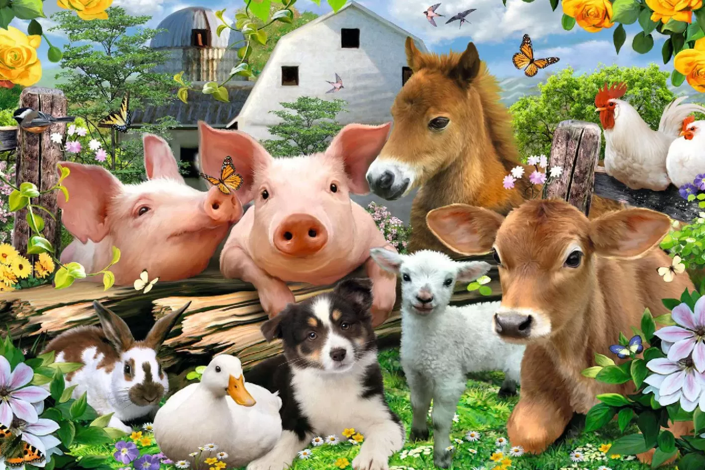 NANU-NANA Poster Farm Animals, Nr. 114 Discount