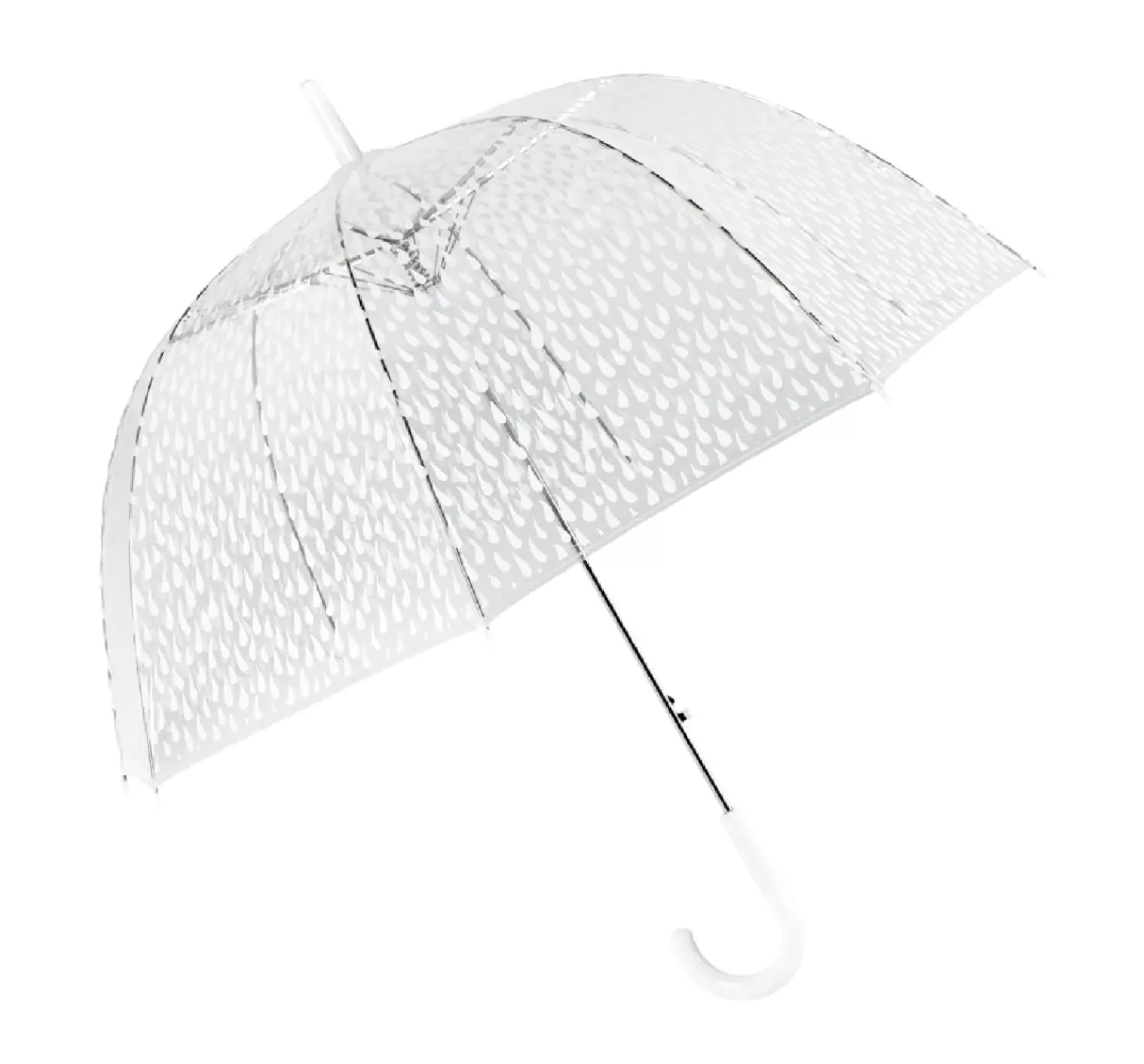 NANU-NANA Regenschirm Transparent, Tropfen, Weiß, 82 Cm Discount