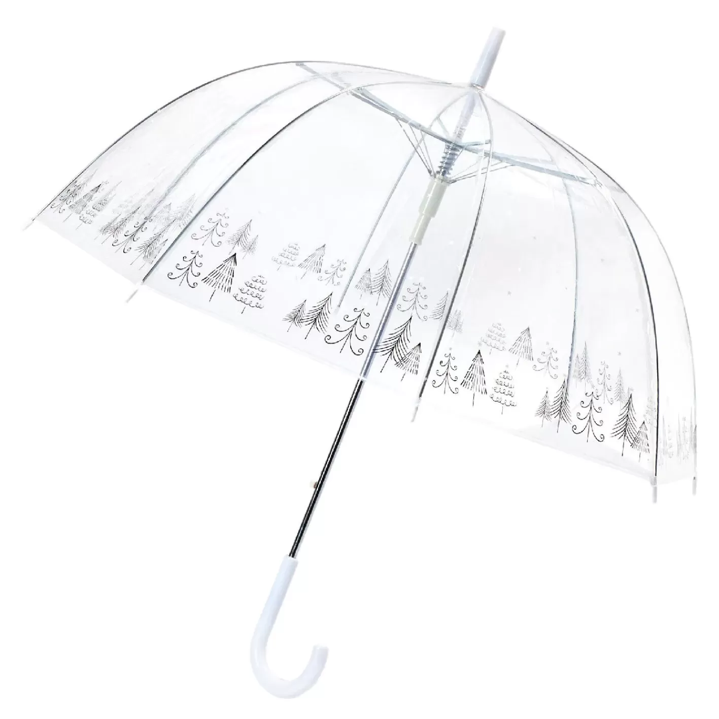 NANU-NANA Regenschirm Transparent/Xmas, Baum, 82 Cm Best