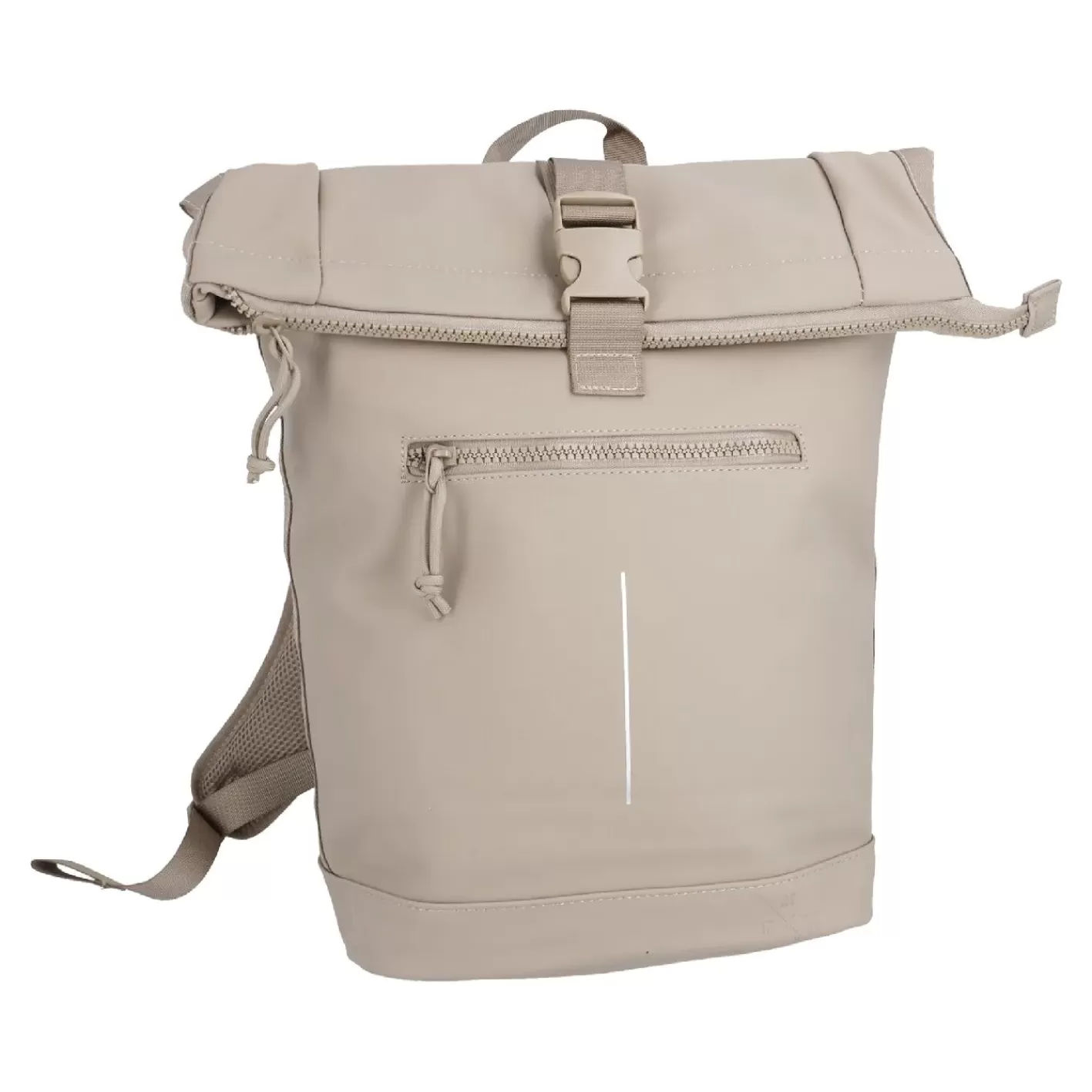 NANU-NANA Rucksack Rolltop Mit Reflektor, Taupe, 16 Liter Online