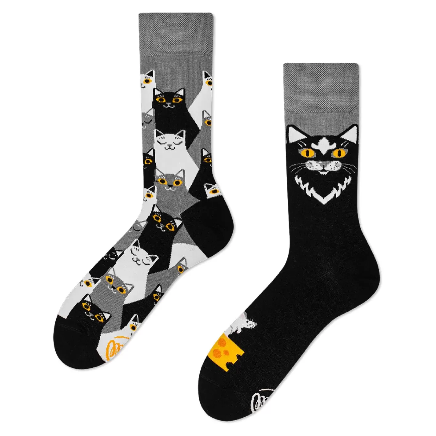 NANU-NANA Socken, Black Cat, Gr. 43-46 Clearance