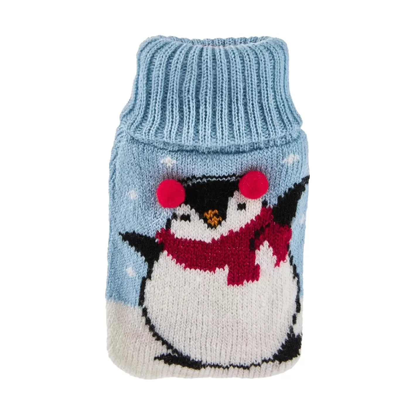 NANU-NANA Strick-Taschenwärmer Pinguin/blau, 13 Cm Store