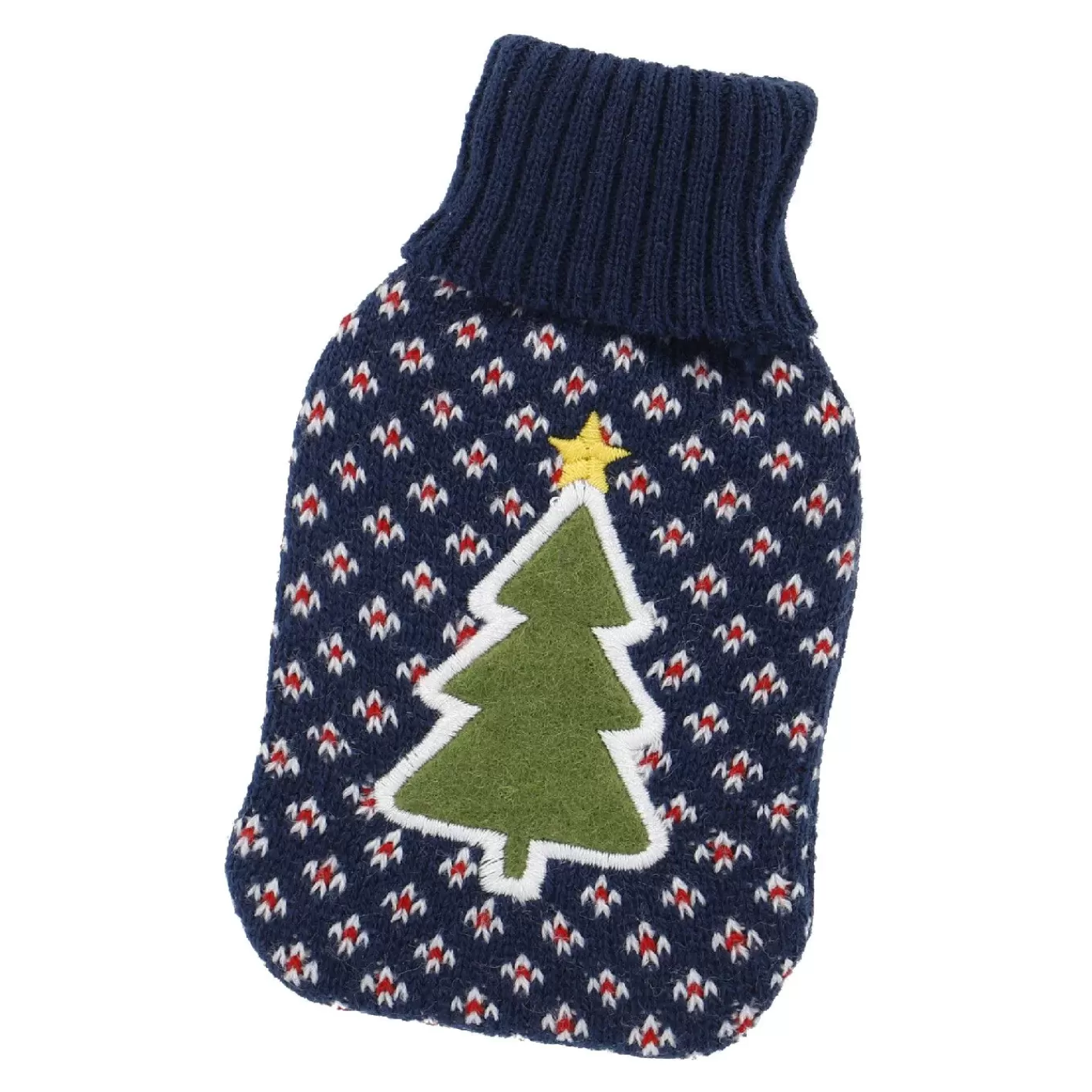 NANU-NANA Strick-Taschenwärmer Weihnachtsbaum, Blau, 13 Cm Cheap