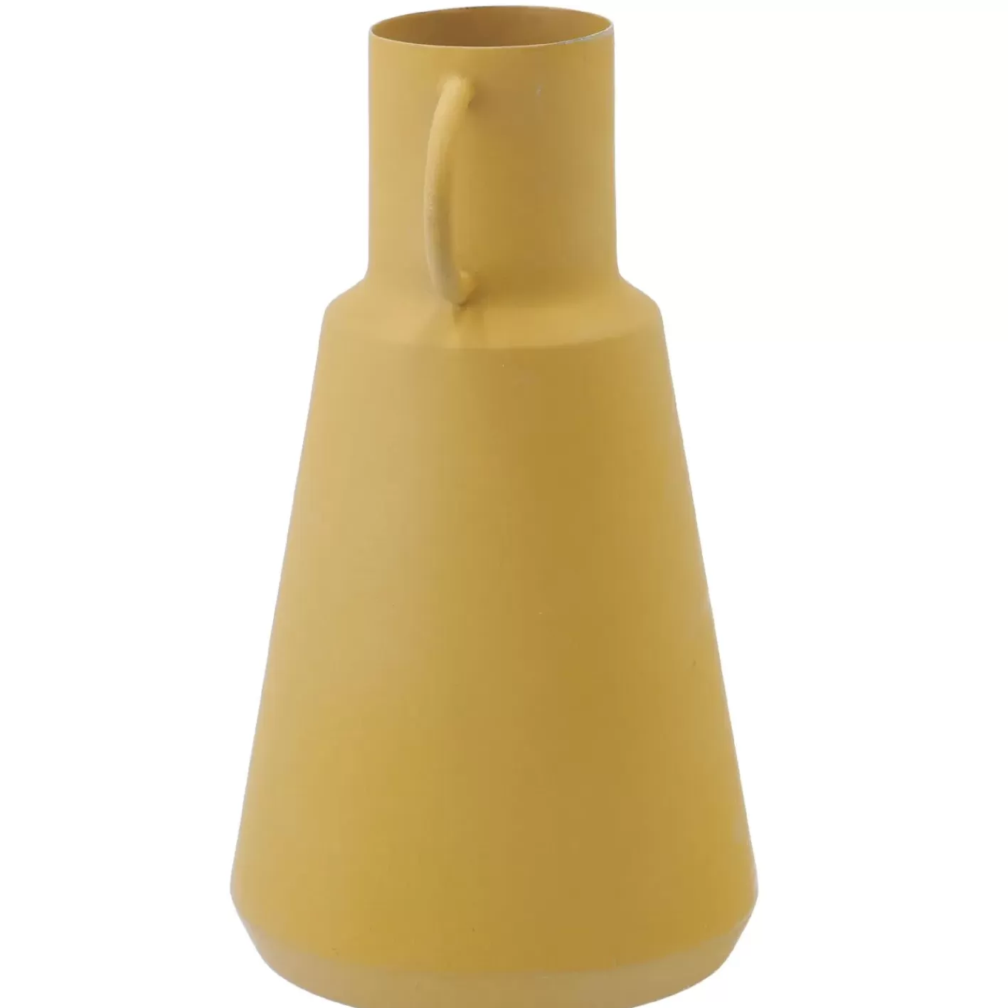 NANU-NANA Vase Metall, Hoch/gelb, 19.5 Cm Cheap