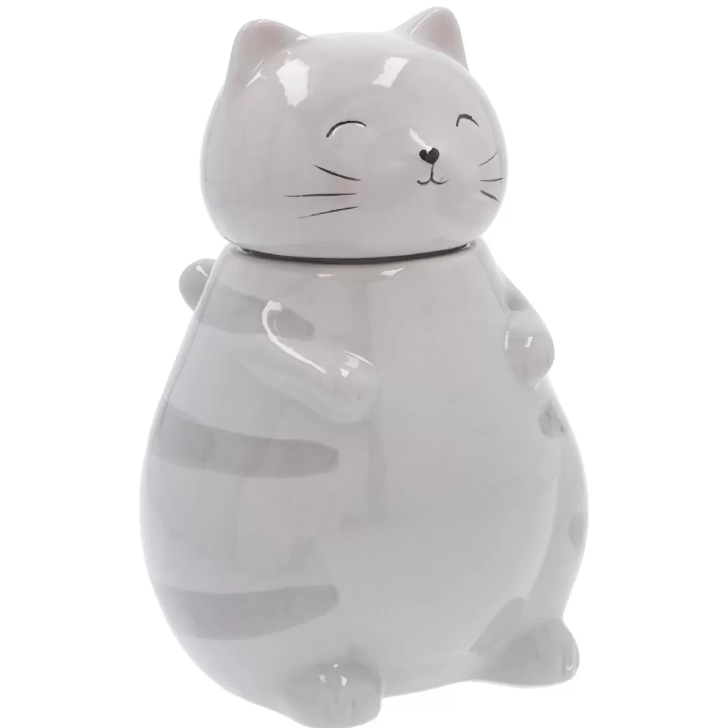 NANU-NANA Vorratsdose Katze, Grau, 20 Cm Shop