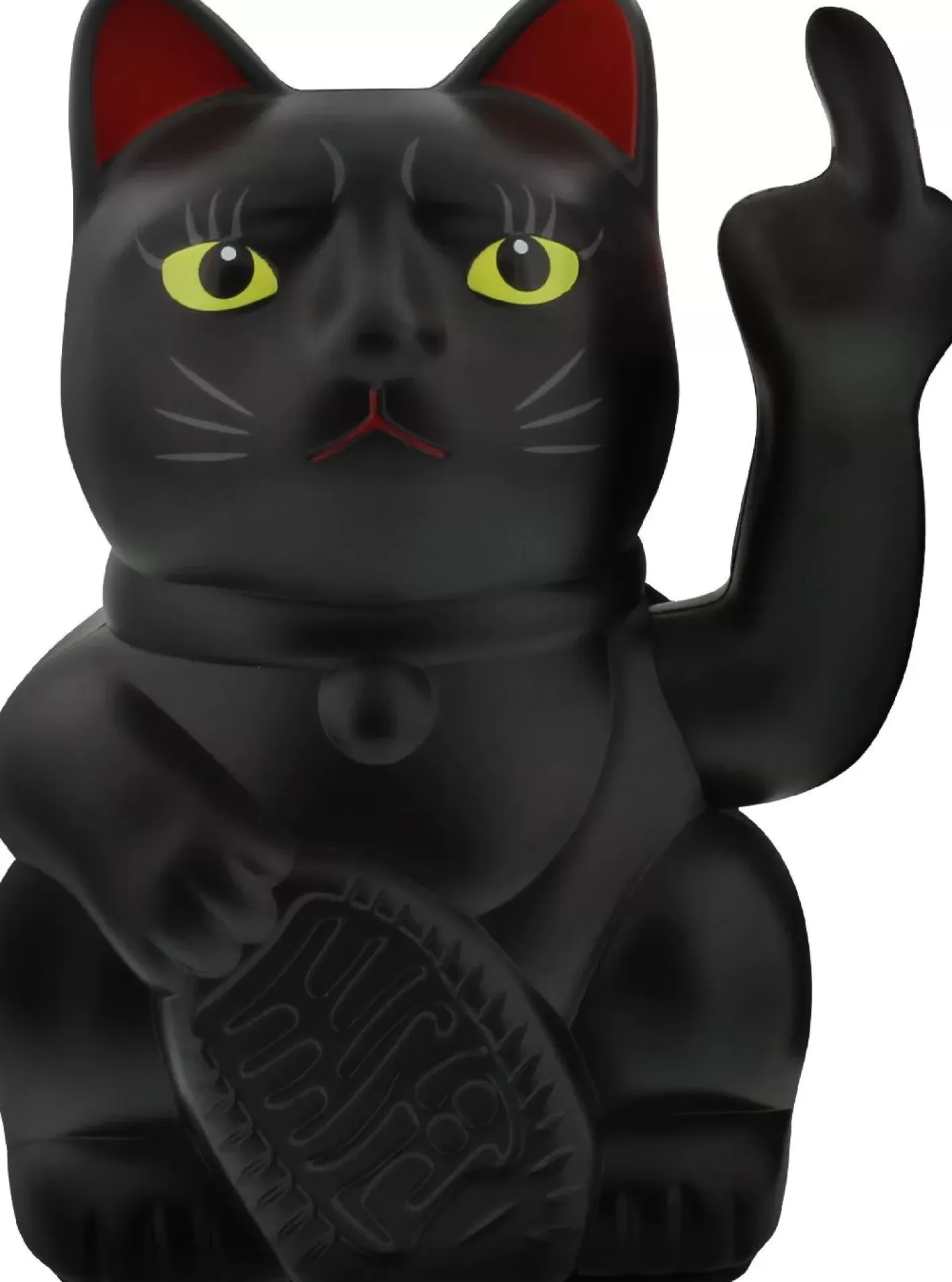 NANU-NANA Winkekatze Stinkefinger, Schwarz, 15 Cm Cheap